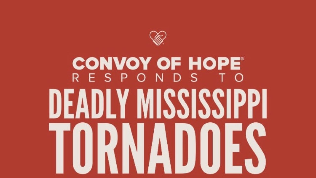 Convoy of Hope MS Tornado banner